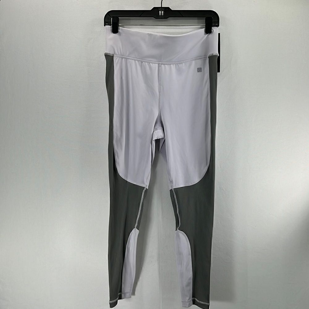 Fila Forza Textured 7/8 Leggings LAVENDER BLUE / GARGOYLE - Size L- NWT